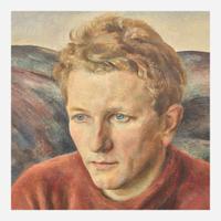 Henriette Wyeth (American, 1907–1997) Portrait of Peter Hurd