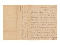 [BOOTH, John Wilkes (1838-1865)]. BOOTH, Mary Ann Holmes (1802-1885). Autograph letter signed ("Mother M.A. Booth") to Edwin Booth, Philadelphia, 17 February 1863.