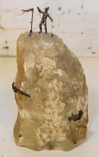 A Curtis Jere Sculpture Height 13 1/4 inches.