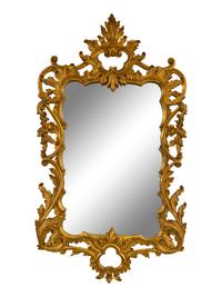 A Louis XV Style Giltwood Mirror