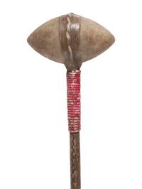 Upper Missouri Stone Club, with Quilled Handle