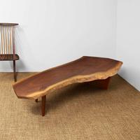 George Nakashima "R" Bench / Coffee Table, New Hope, Pennsylvania, 1978