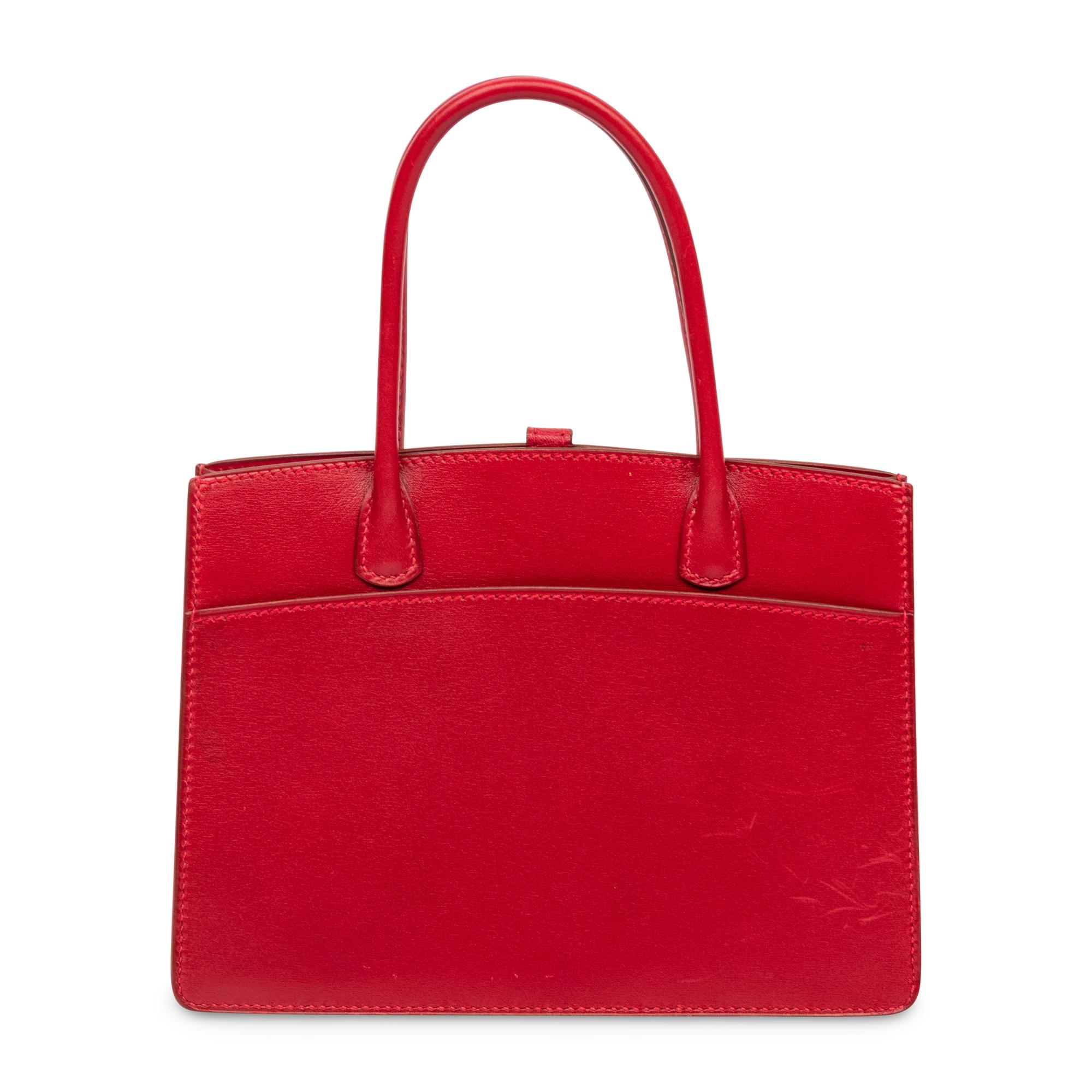 HERMÈS, MINI 'WHITE BUS' TOTE
