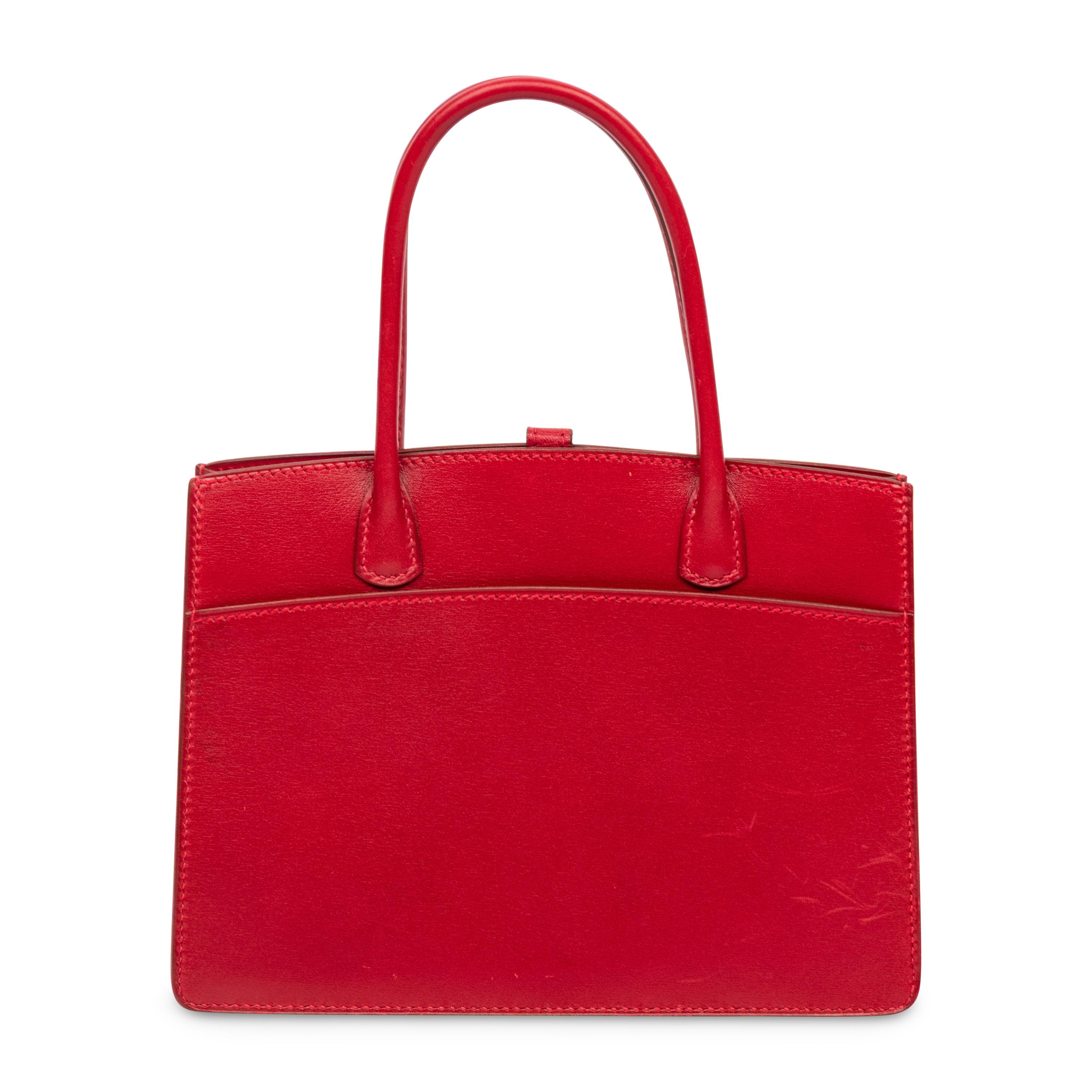 HERMÈS, MINI 'WHITE BUS' TOTE