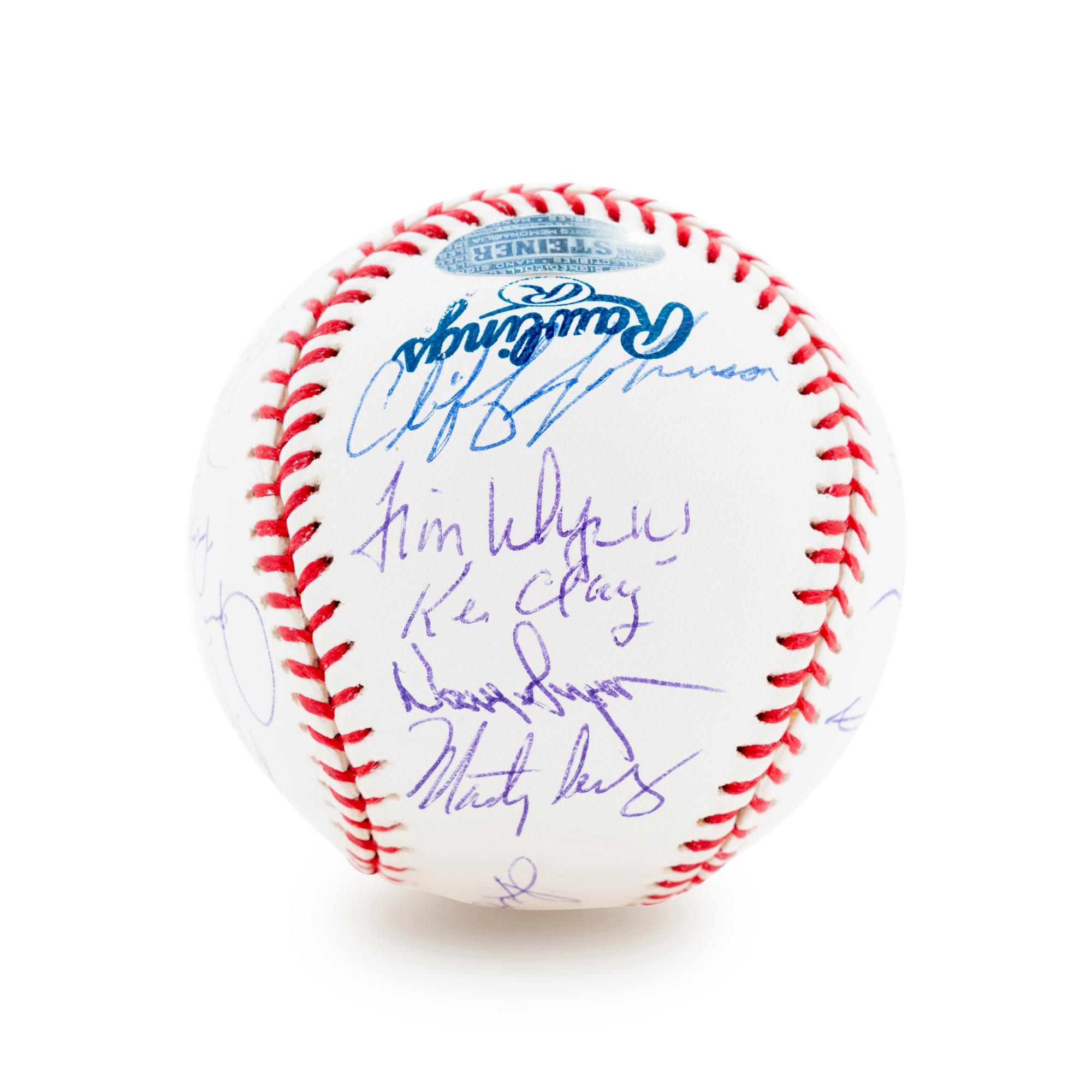 A 1977 New York Yankees Team Signed Baseball (Steiner)