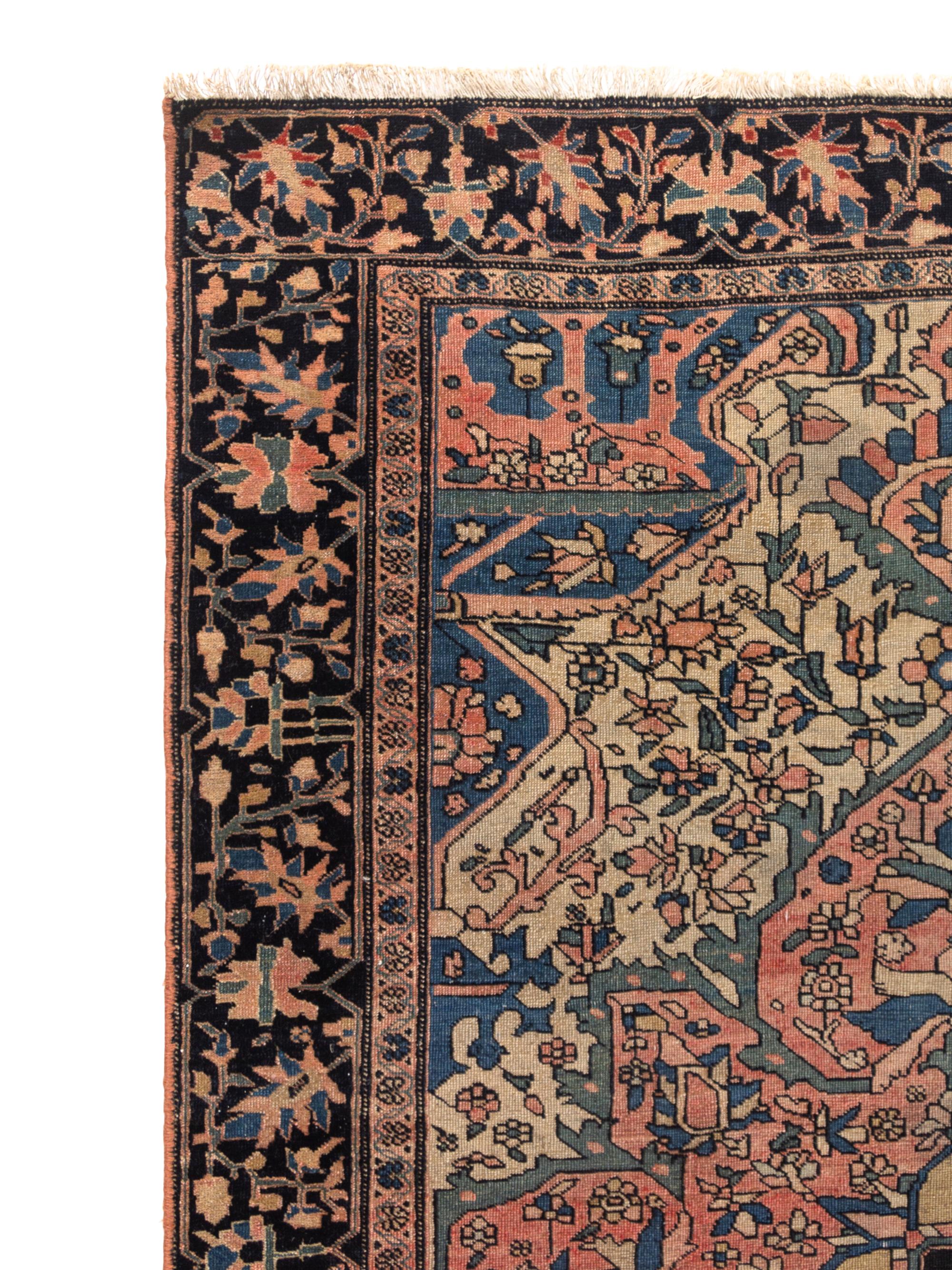 A Farahan Sarouk Wool Rug