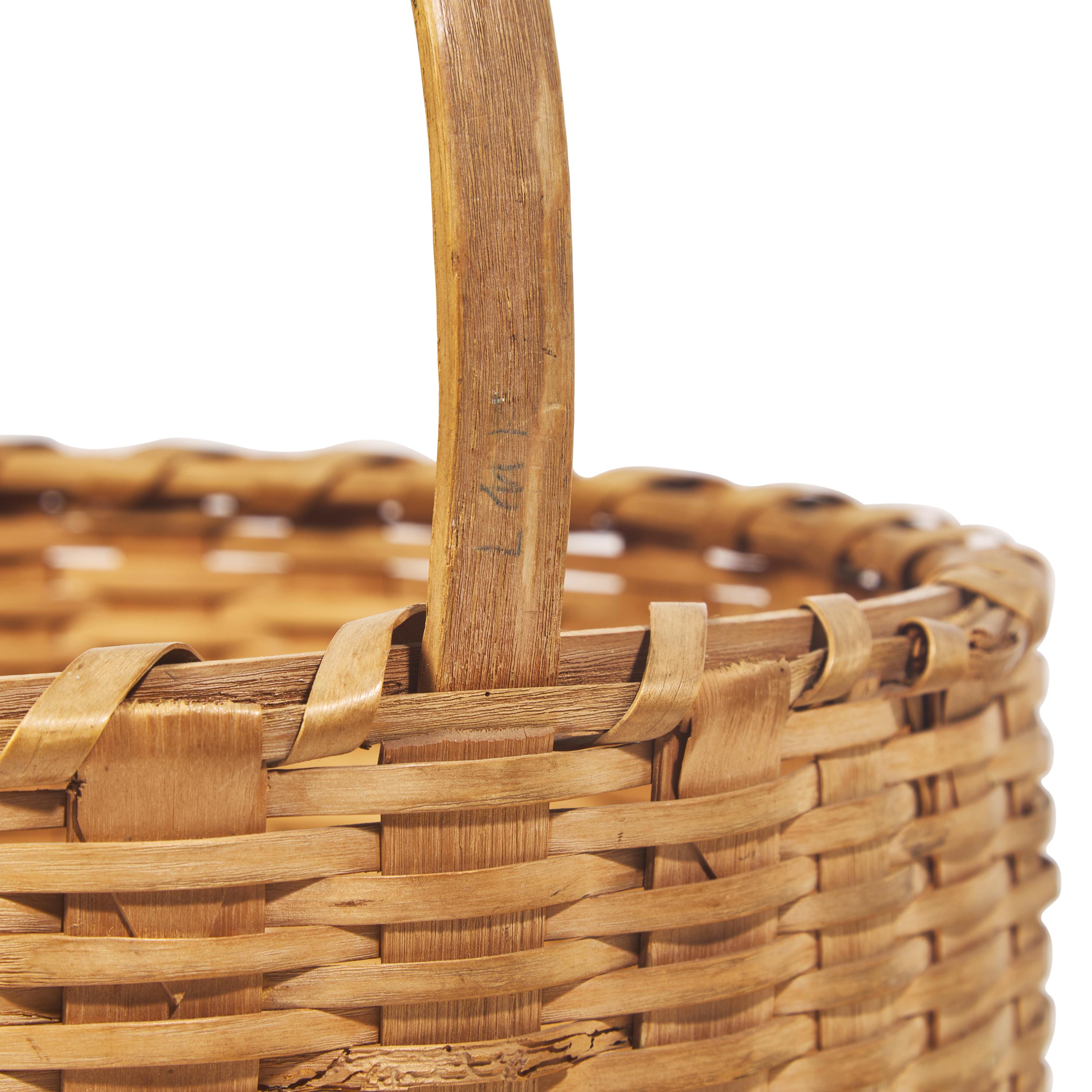 Two Shaker Utility Baskets: A Gathering and Laundry Basket