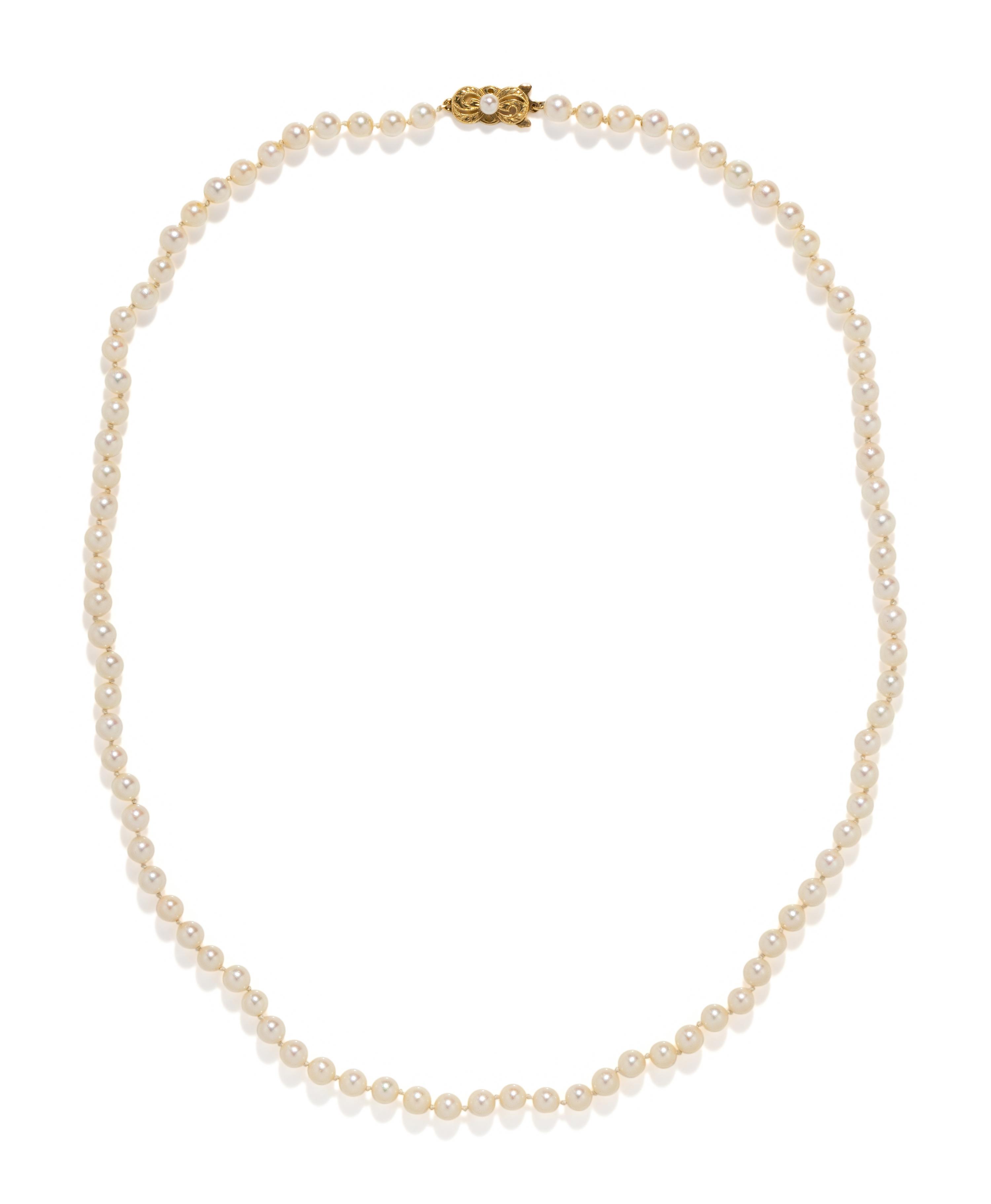 MIKIMOTO, CULTURED PEARL NECKLACE