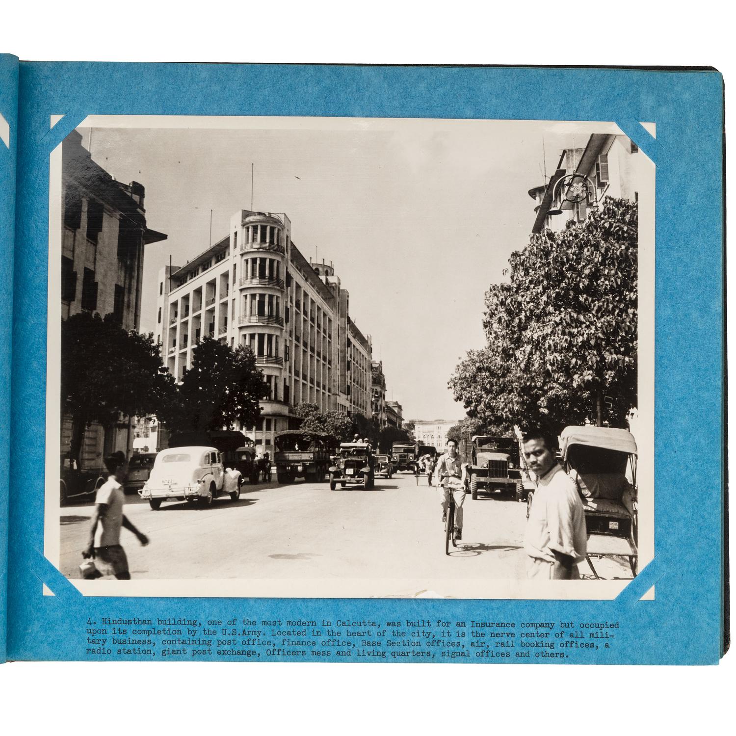 [PHOTOGRAPHY]. WADDELL, Clyde. A Yank's Memories of Calcutta . N.p.: privately published, 1946.