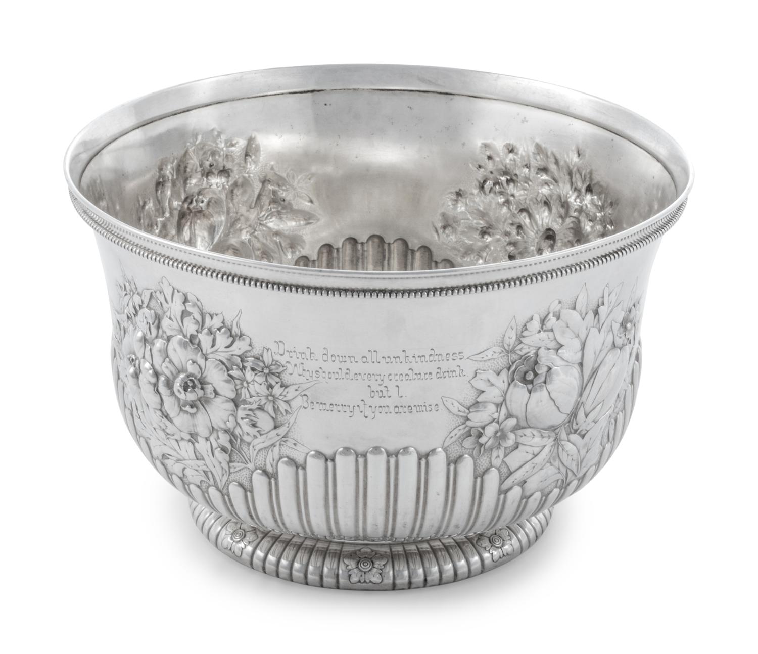 An American Silver Punch Bowl Presented to Minnesota Governor William R. Merriam