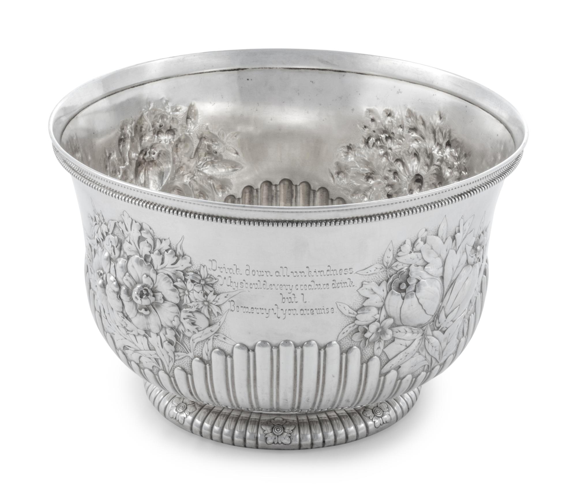 An American Silver Punch Bowl Presented to Minnesota Governor William R. Merriam