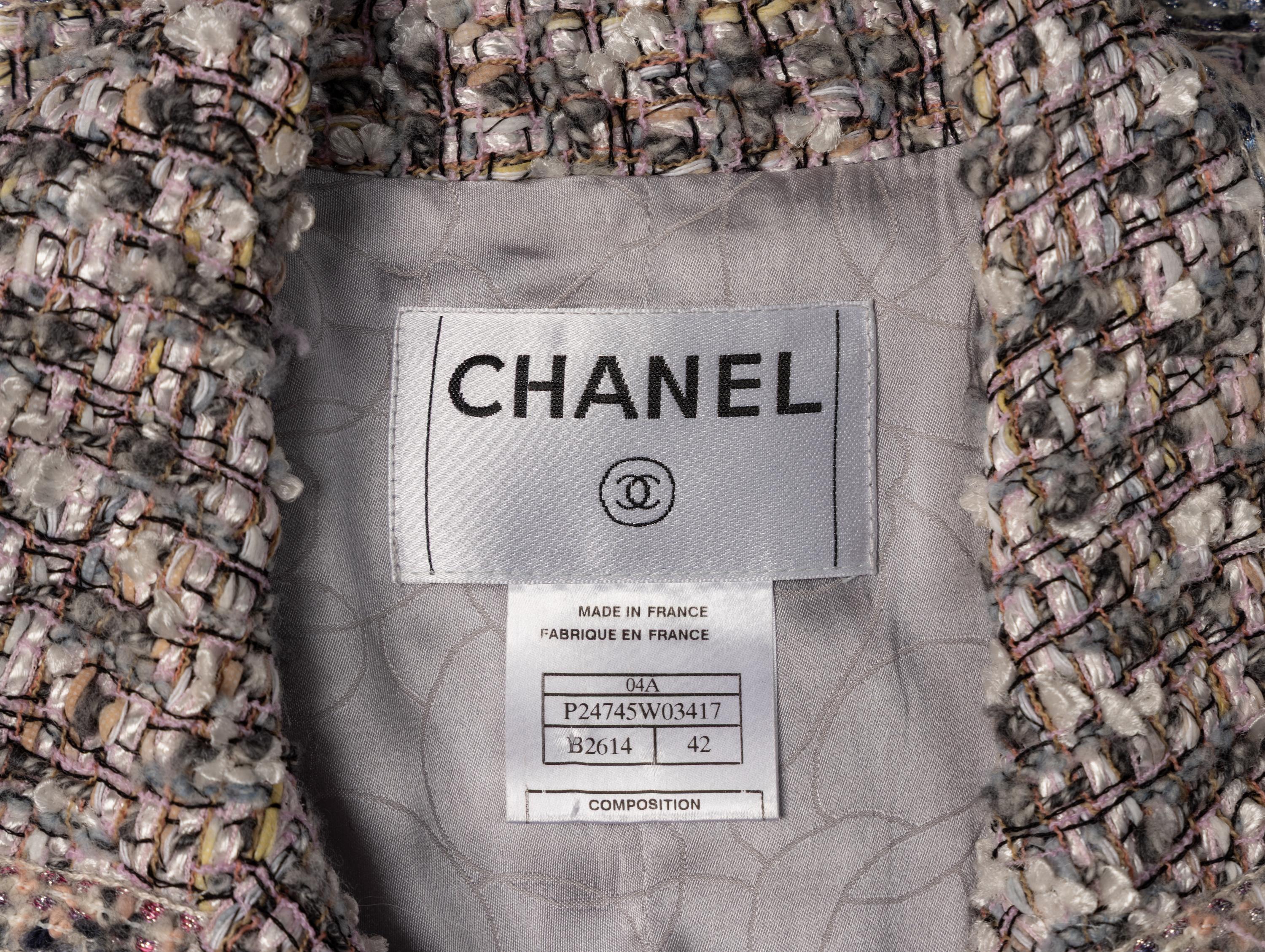 Chanel, Grey Fantasy Tweed Jacket