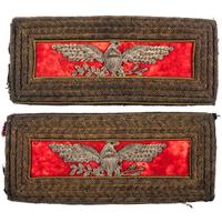 Civil War colonel of artillery shoulder straps.