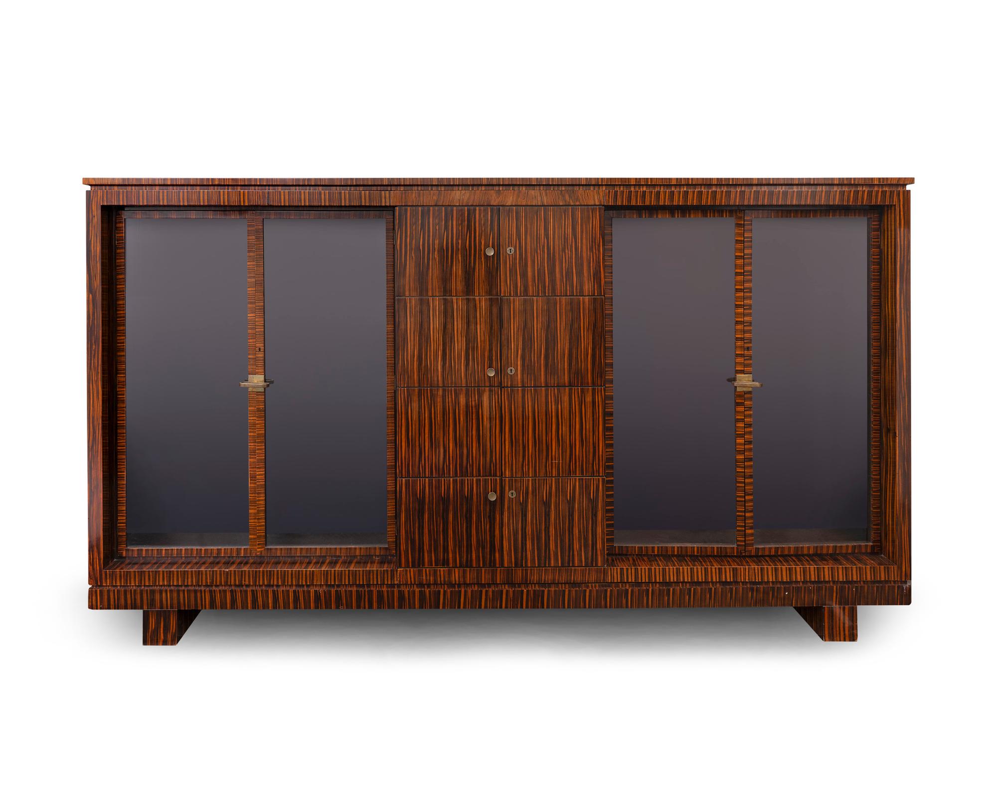 A German Art Deco Style Maccassar Cabinet — WK MOBEL, 20TH CENTURY