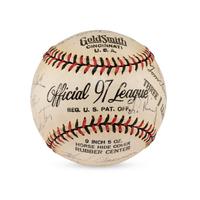 A 1939 St. Louis Cardinals Team Signed Autograph Baseball (JSA Letter of Authenticity),