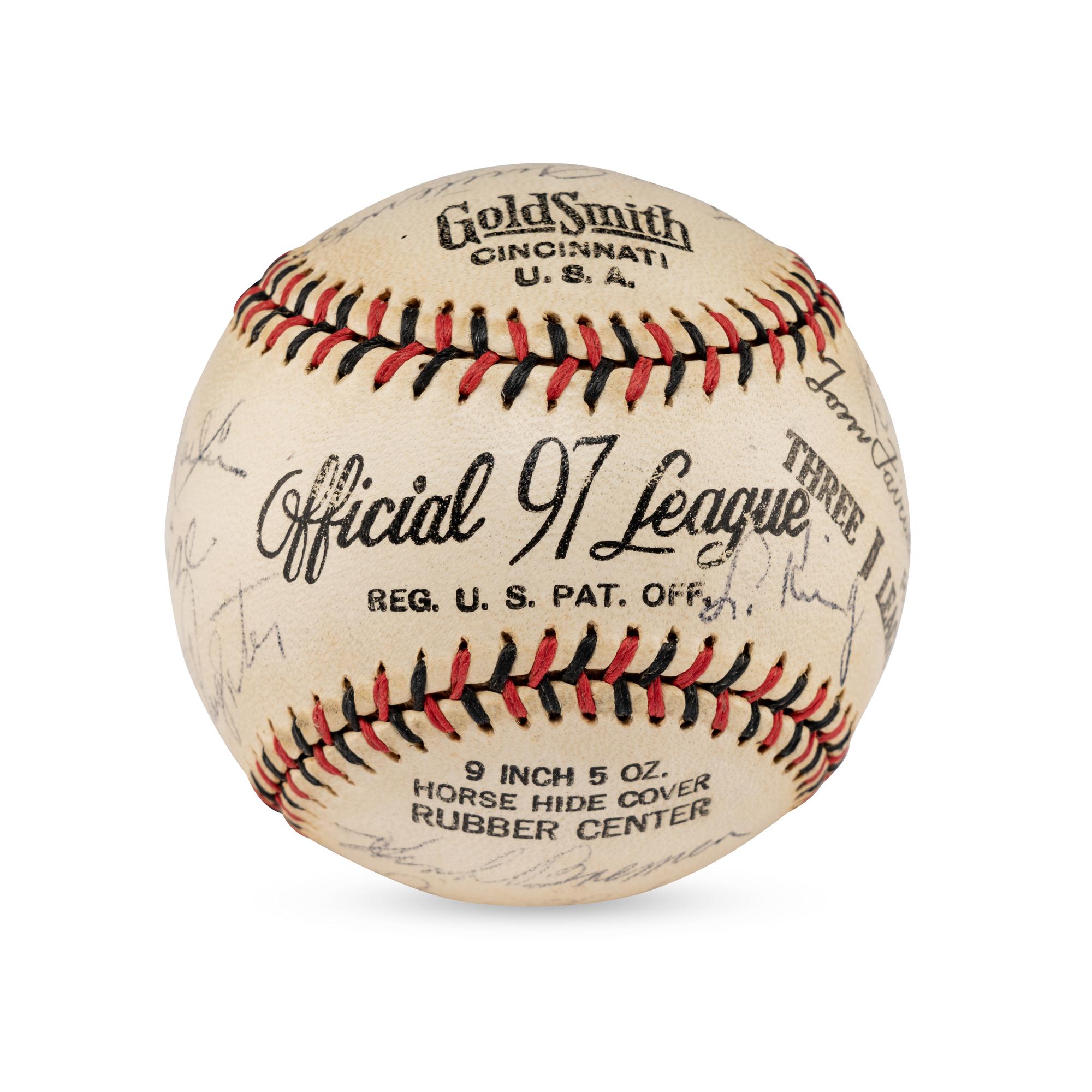 A 1939 St. Louis Cardinals Team Signed Autograph Baseball (JSA Letter of Authenticity),
