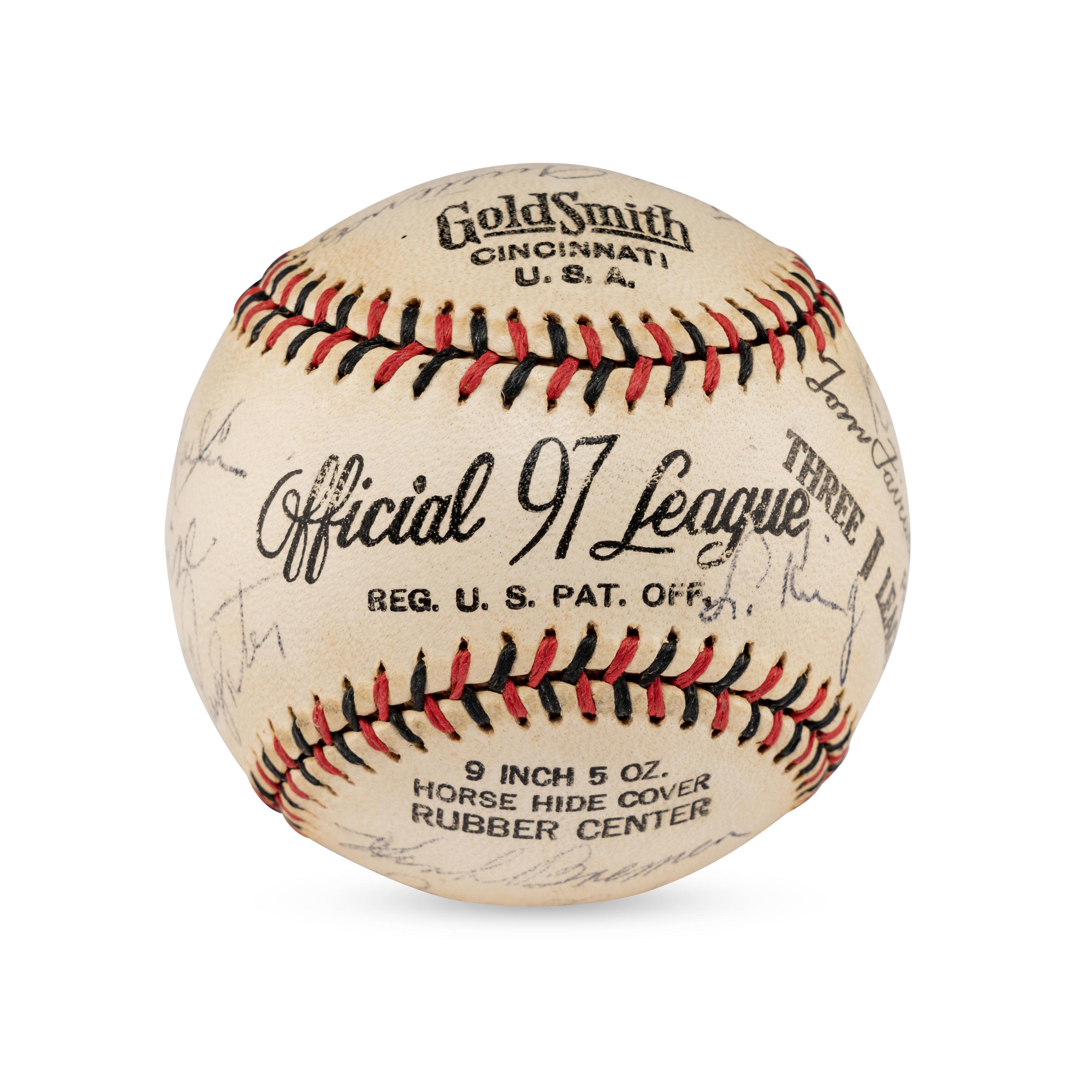 A 1939 St. Louis Cardinals Team Signed Autograph Baseball (JSA Letter of Authenticity),