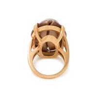 YELLOW GOLD AND SHELL RING