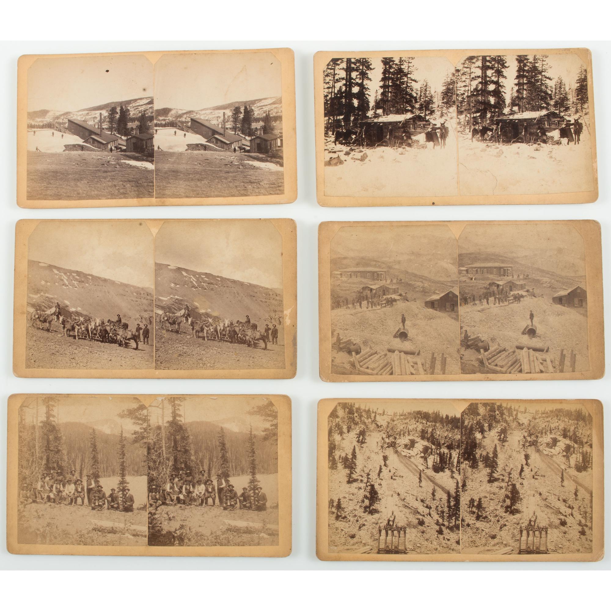 Colorado Stereoviews by T.C. Miller, Featuring Exceptional Images of of Miners and Mining Operations