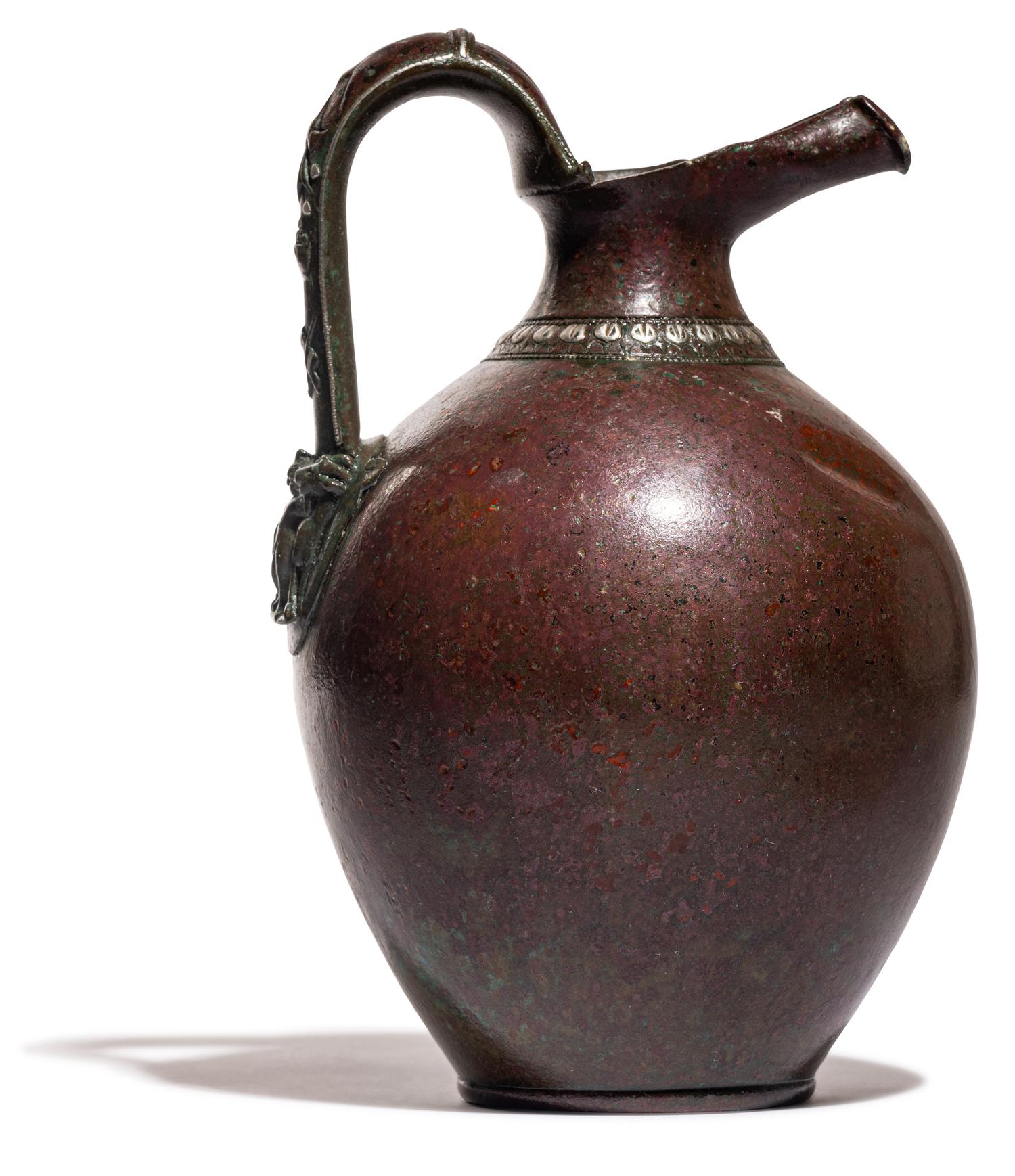 An Roman Bronze Oinochoe