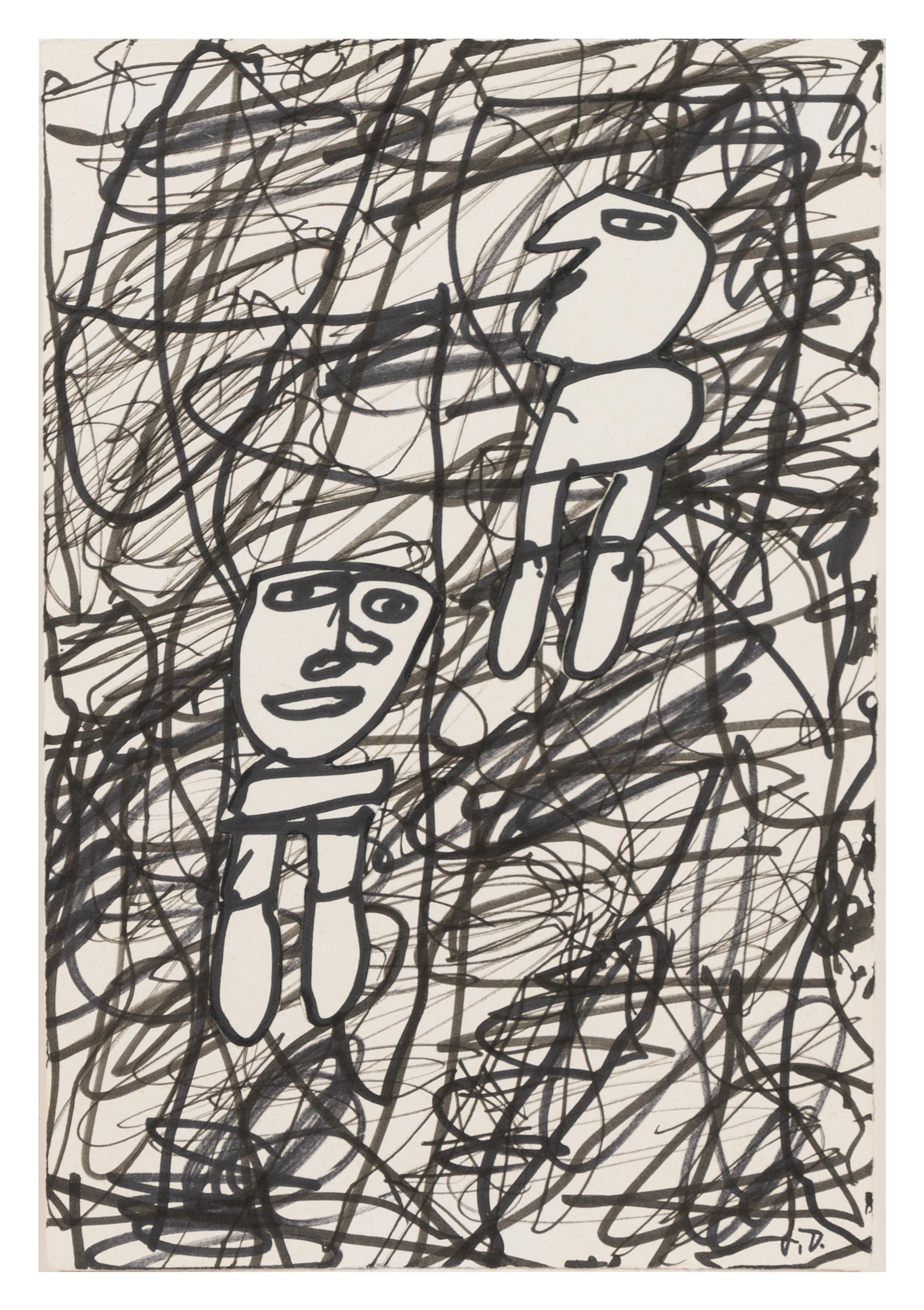 Jean Dubuffet, (French, 1901-1985), Dessin no. 35, 1982