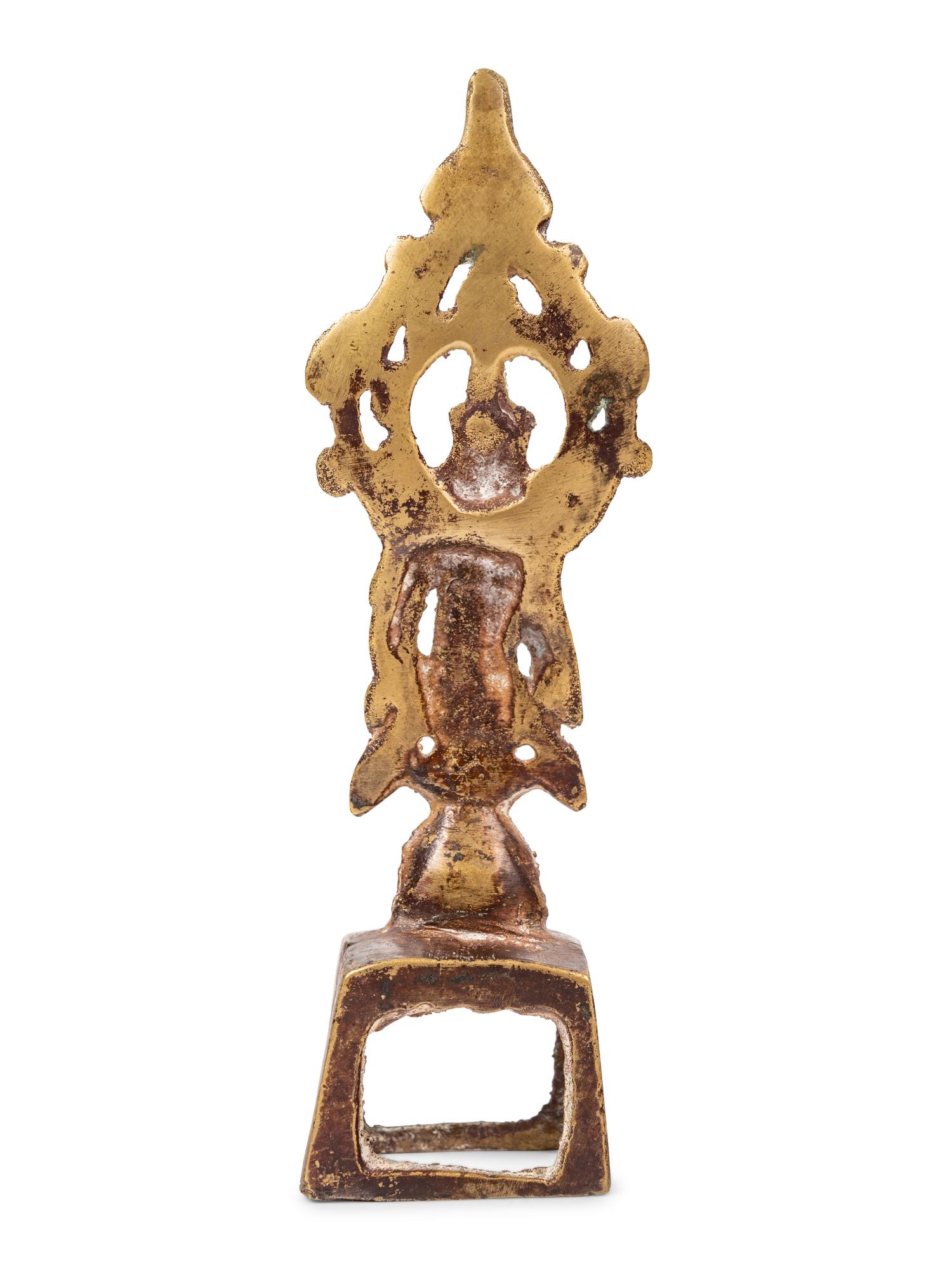 A Chinese Gilt Bronze Figure of a Standing Bodhisattva