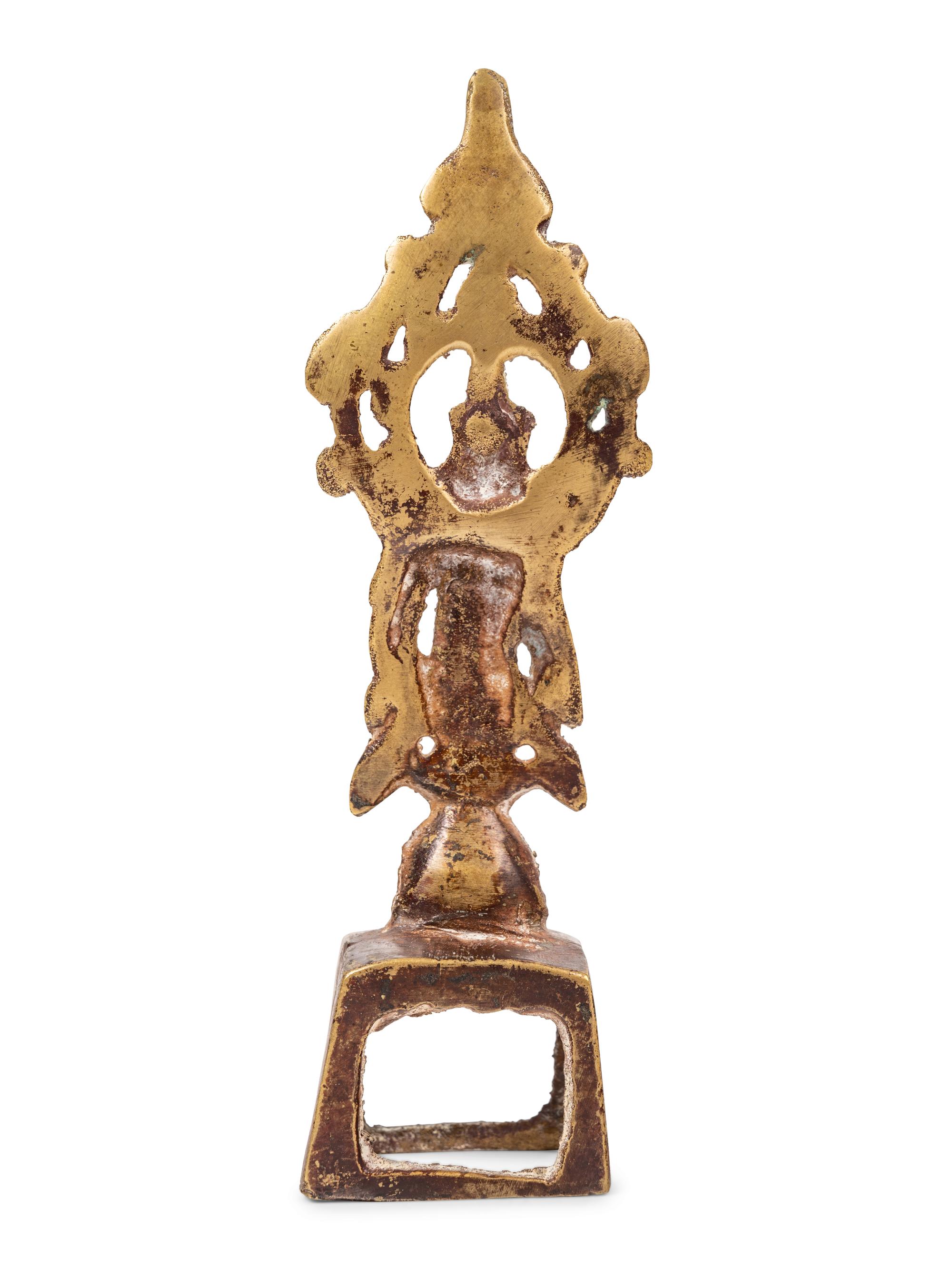 A Chinese Gilt Bronze Figure of a Standing Bodhisattva