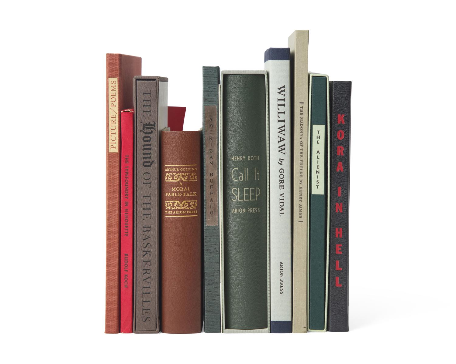 [FINE PRESS - ARION PRESS]. A group of 10 titles, comprising: