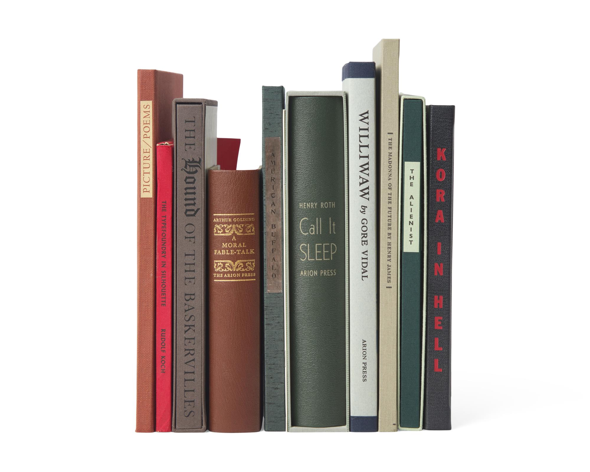 [FINE PRESS - ARION PRESS]. A group of 10 titles, comprising:
