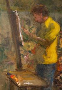 At the Easel