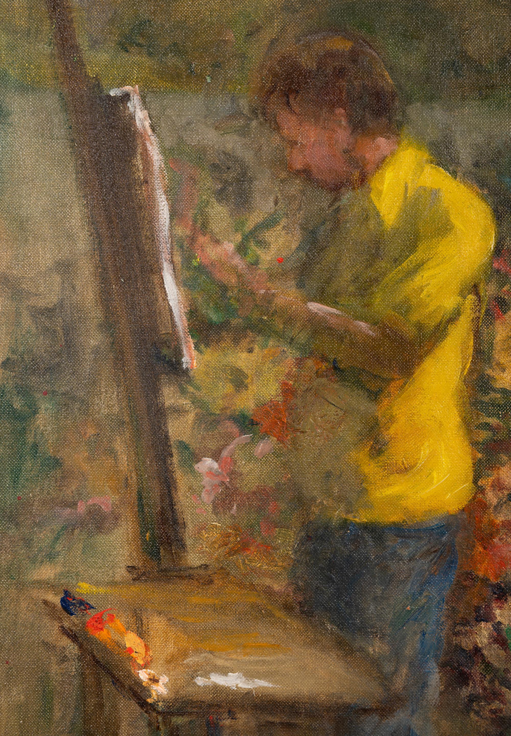 At the Easel
