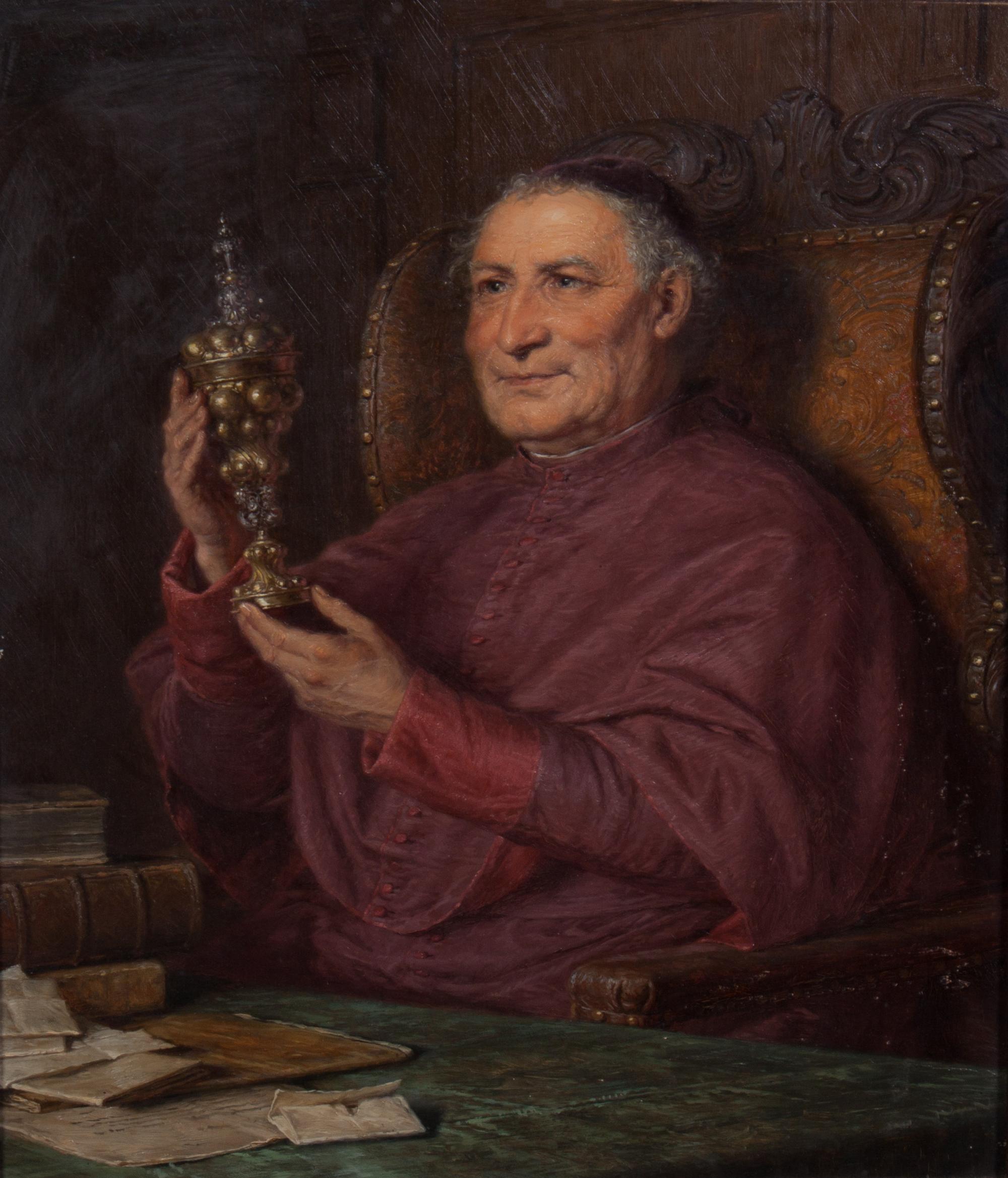 Eduard Grützner, (German, 1846-1925), The Golden Chalice, 1916