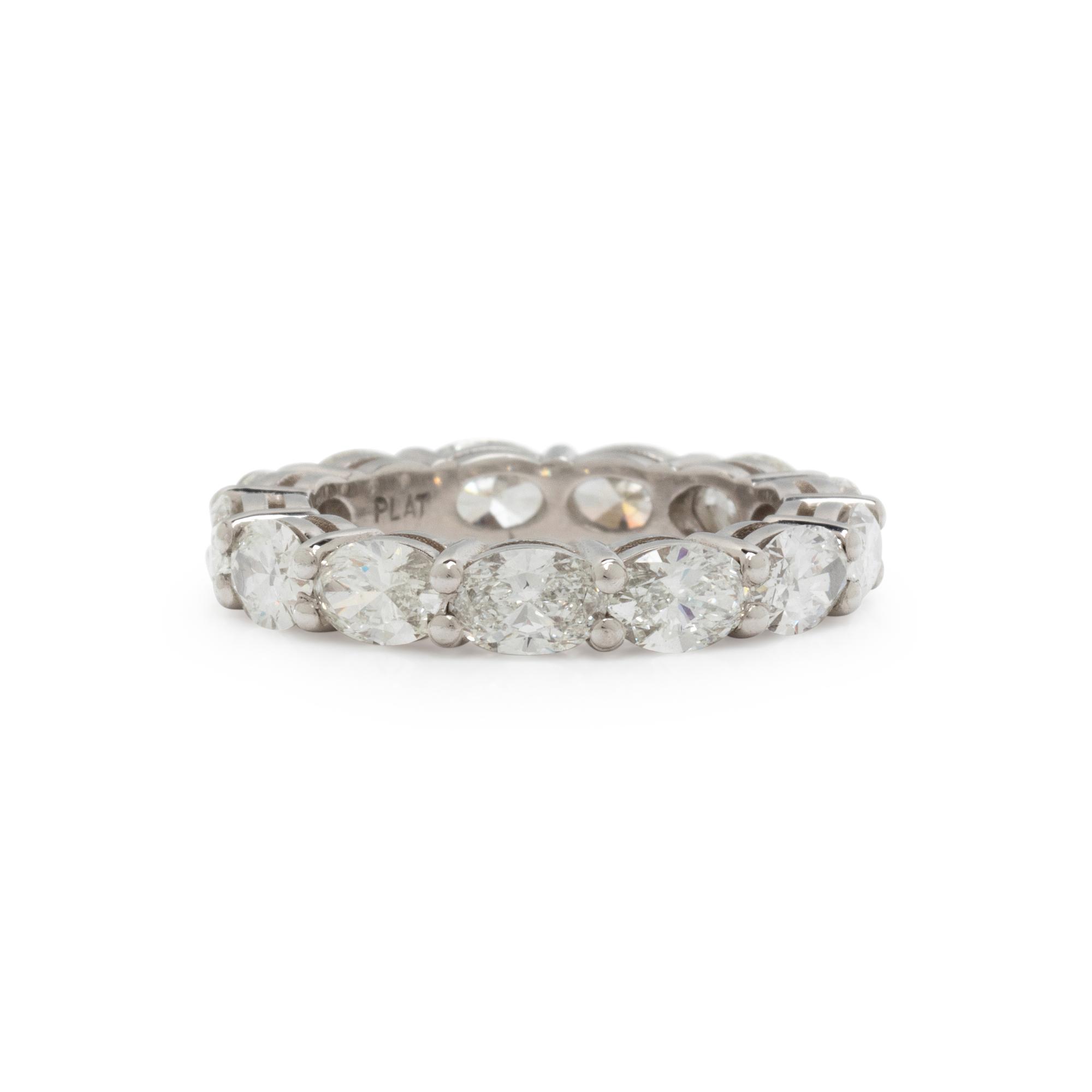 OVAL DIAMOND ETERNITY BAND