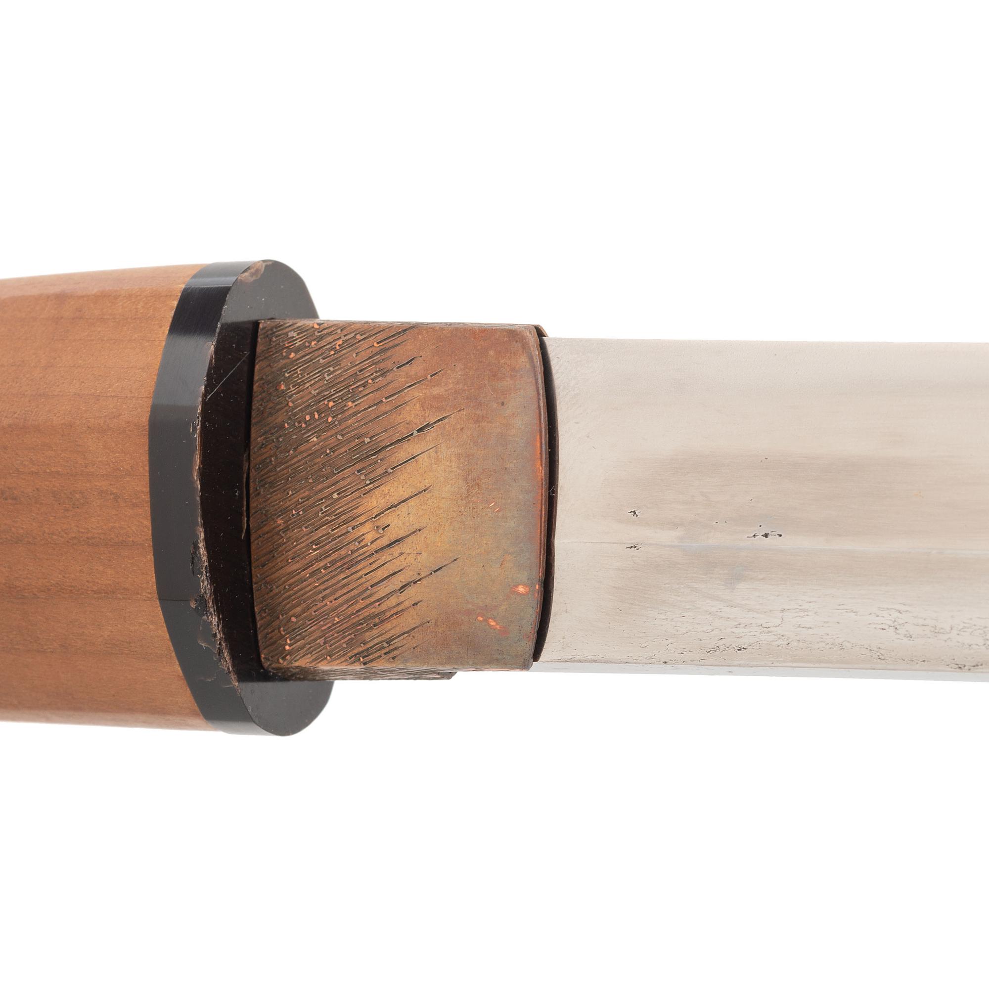 Japanese Katana Signed "Tadayoshi" in Shira Saya