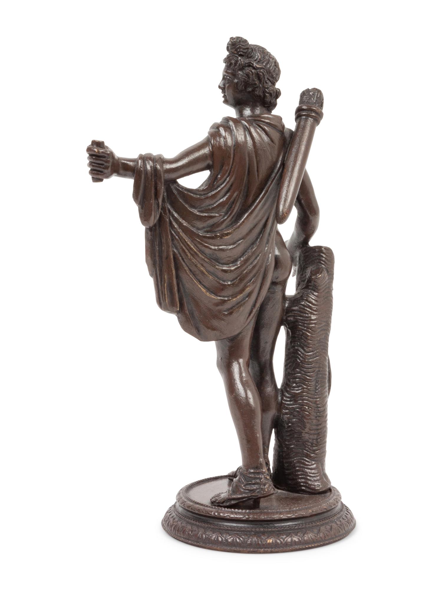 An Italian Bronze Model of the Apollo Belvedere