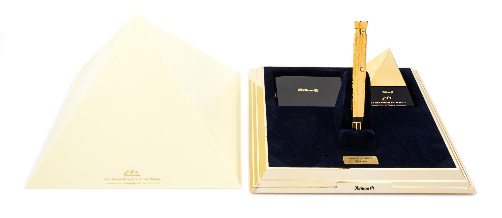 A Pelikan Seven Wonders of the World: Pyramid of Giza Limited Edition Fountain Pen Set