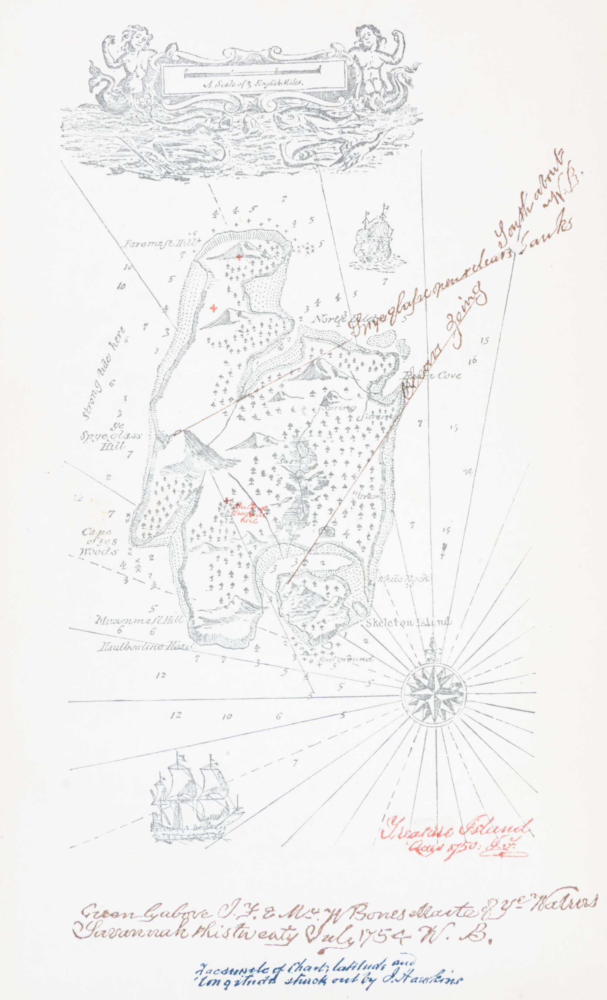 STEVENSON, ROBERT LOUIS. Treasure Island. London, 1883. First edition, first issue.