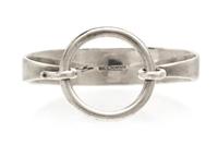 A Modernist Sterling Silver Bangle Bracelet, Hans Hansen, 29.50 dwts.