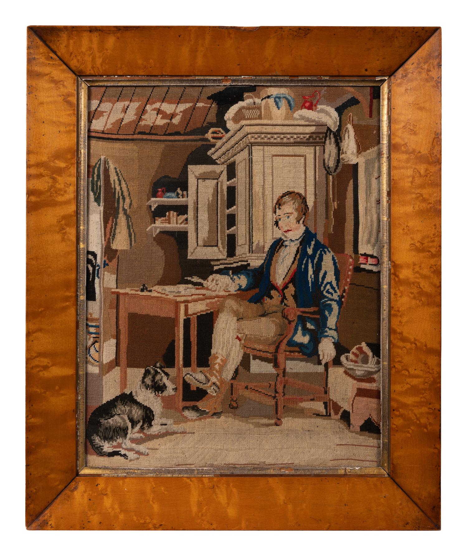 A Victorian Needlework Picture