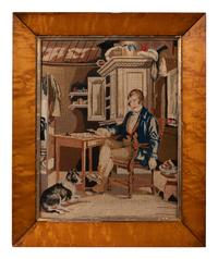 A Victorian Needlework Picture