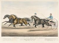 [HORSE RACING SCENES] -- CURRIER and IVES, publishers -- After John Cameron, or Thomas Worth