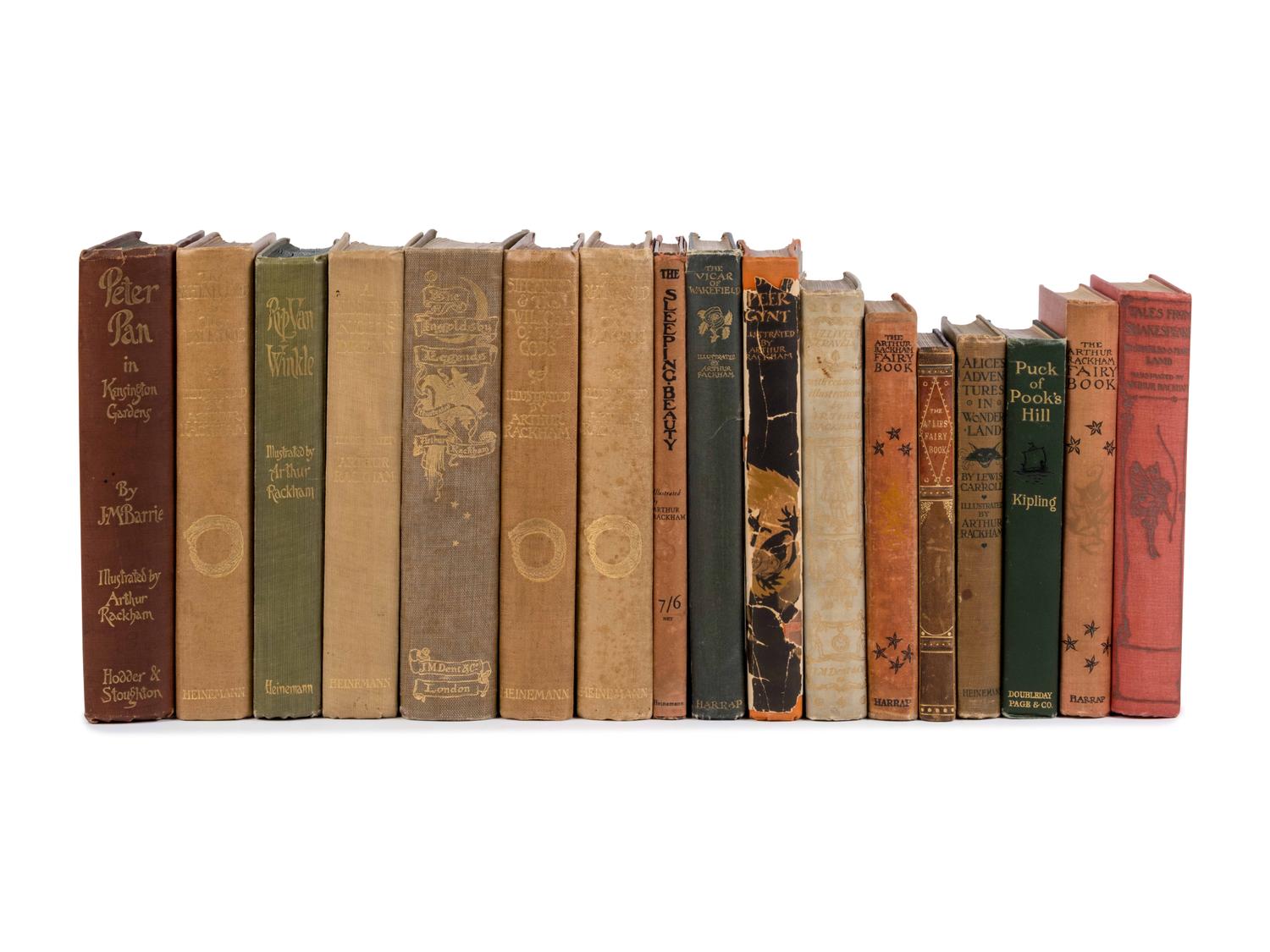 [Children's & Illustrated] Rackham, Arthur. Group of 17 Titles