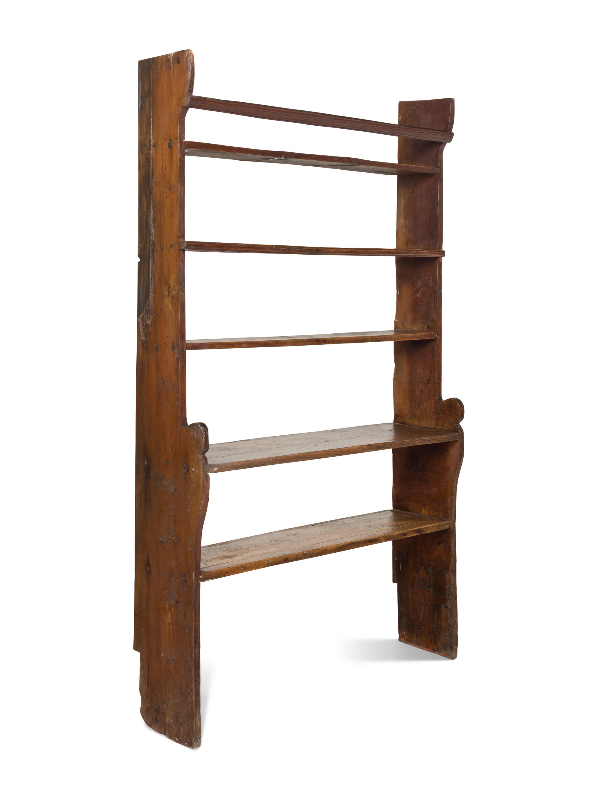 A French Provincial Walnut Étagère
