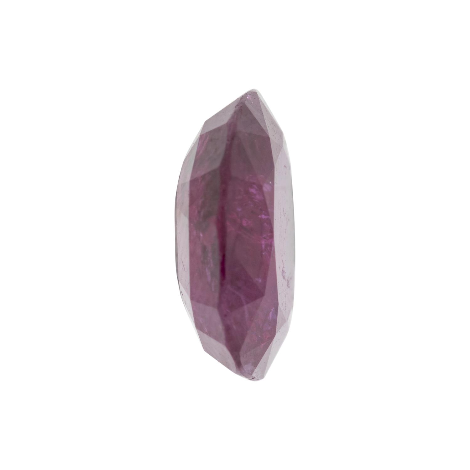 4.42 CARAT CUSHION CUT RUBY