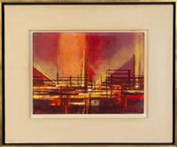 Richard Aberle Florsheim, (American, 1916-1979), Open Hearth Furnaces