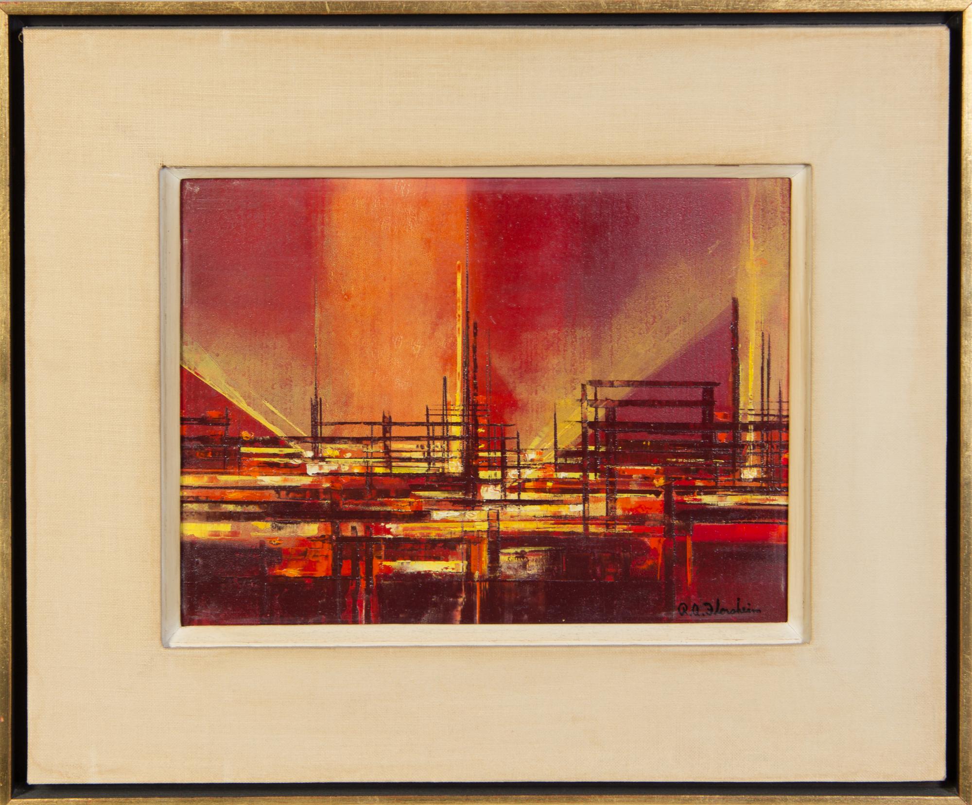 Richard Aberle Florsheim, (American, 1916-1979), Open Hearth Furnaces