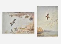 [Sporting] Rickman, Philip: Group of 2 Original Illustrations of Game Birds