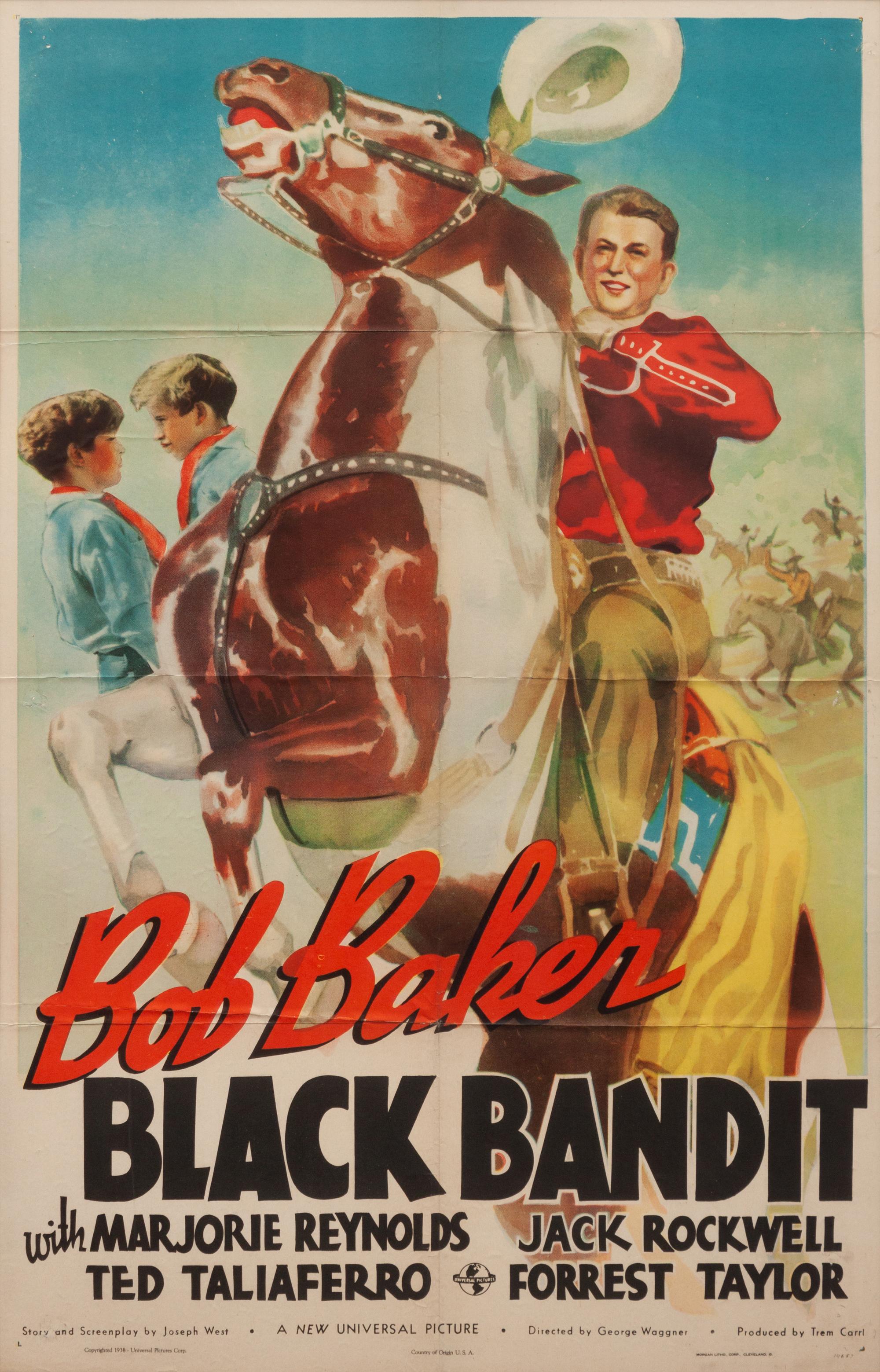Vintage Movie Poster, Black Bandit