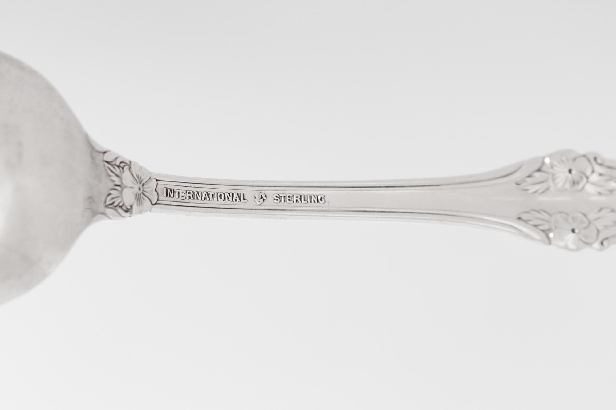 An American Silver Flatware Service