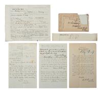 [CIVIL WAR]. Archive identified to African American soldier William H. Wade, 20th US Colored Troops, incl. correspondence and war-date documents.
